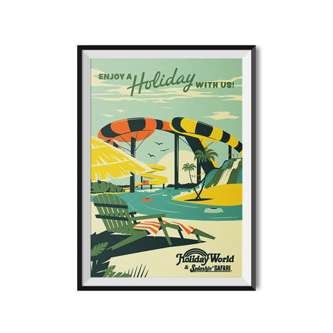 Made to Thrill x Holiday World Splashin Safari Water Park Poster