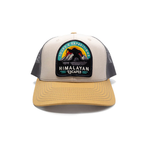 Himalayan Escapes Theme Park Inspired Trucker Hat Front view