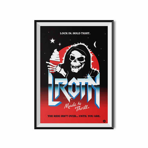 Last Ride Of The Night LROTN amusement park poster