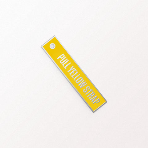 Pull Yellow Strap™ Enamel Pin