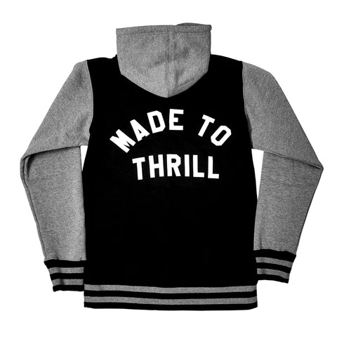 Made to Thrill Varsity Zip Hoodie