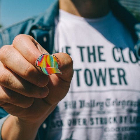 Back to the Future Marty McFly Hat Lapel Pin | Model