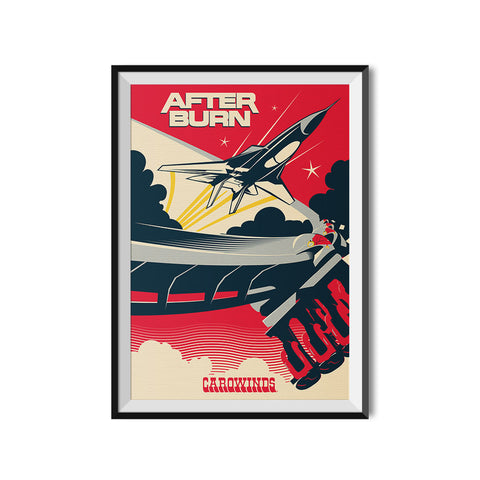 Carowinds x Made to Thrill The Flying Cobras Roller Coaster Poster