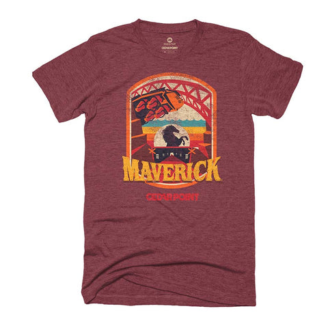 Cedar Point Made to Thrill Maverick Roller Coaster T-shirt