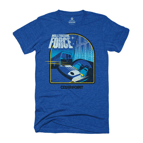 Made to Thrill x Cedar Point Millennium Force Roller Coaster T-shirt