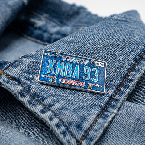 Congo 1993, Roller Coaster Inspired Pin | Denim Jacket