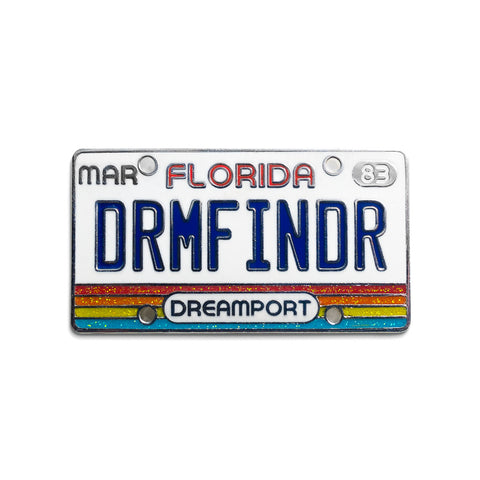 Dreamport License Plate Pin