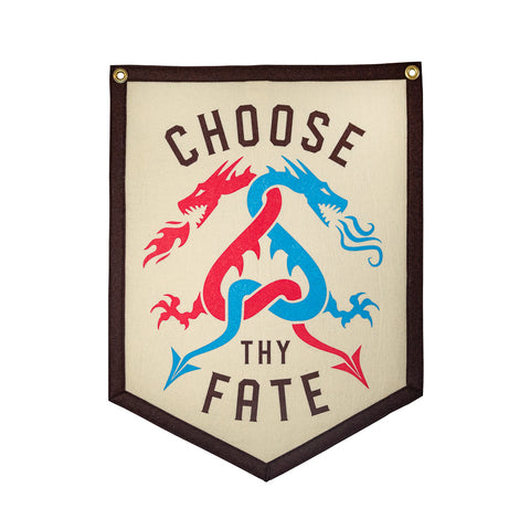 Choose Thy Fate Roller Coaster Banner