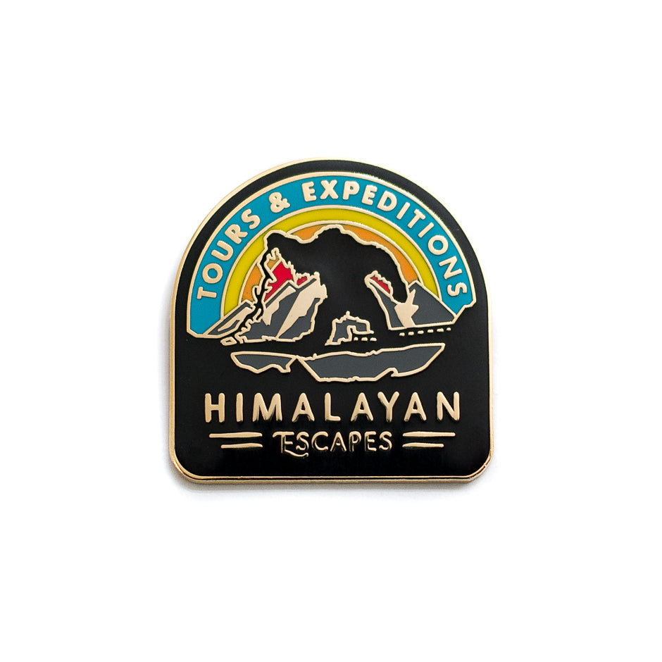 Himalayan Escapes Roller Coaster Inspired Pin Made to Thrill