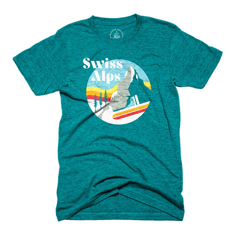 Swiss Alps Roller Coaster T-shirt