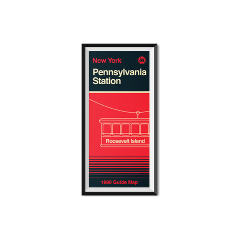 Retro Attraction Theme Park Map Covers | Pennsylvania Station
