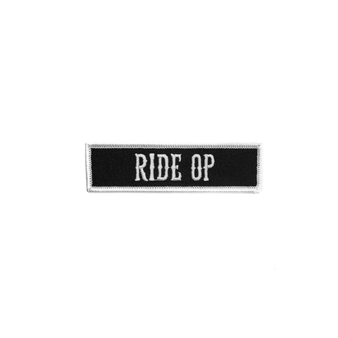 Ride Op Theme Park Patch