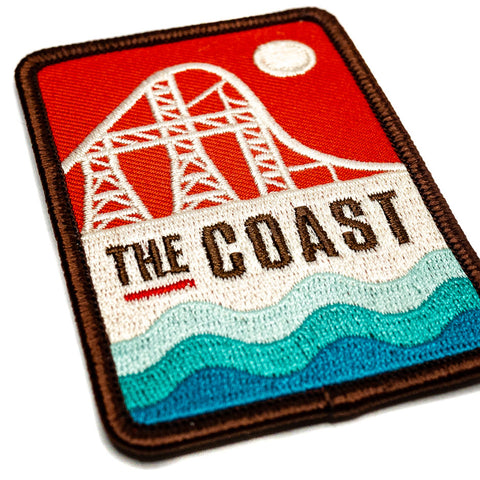 The Coast Sandusky,Ohio Roller Coaster Patch Detail