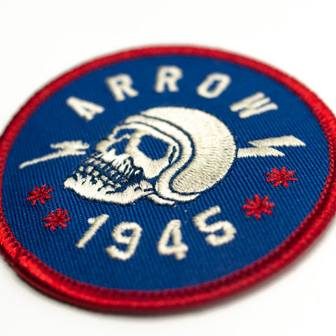 Arrow Varsity Roller Coaster Patch | Detail