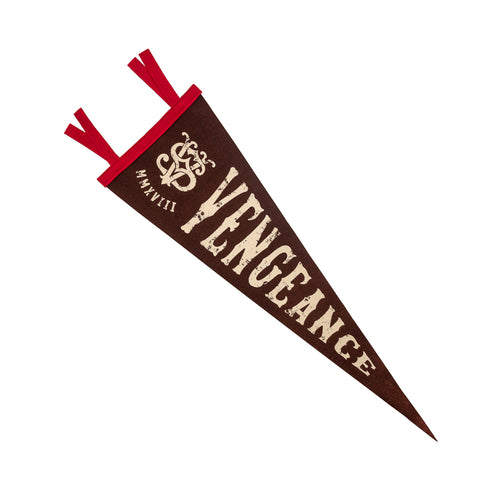 Vengeance Roller Coaster Pennant