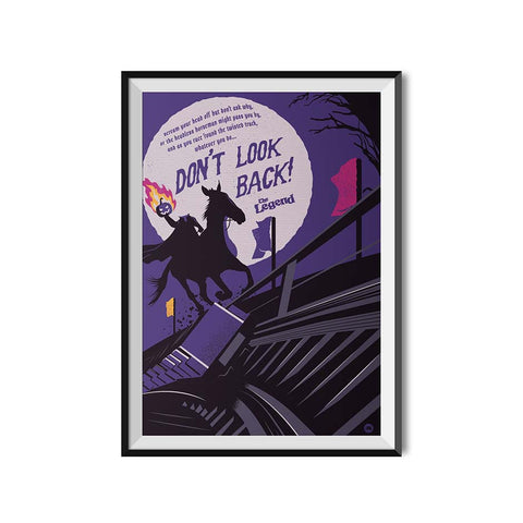 Made to Thrill x Holiday World Legend Roller Coaster 25th Anniversary Poster