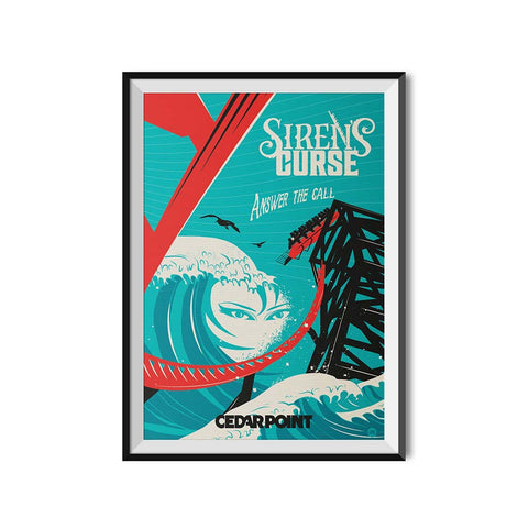 Made to Thrill x Cedar Point Siren's Curse Poster