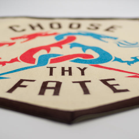 Choose Thy Fate Roller Coaster Banner | Lettering