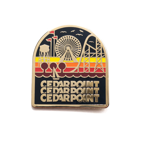 Cedar Point Made to Thrill Skyline Pin
