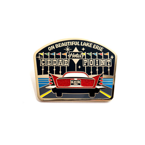 Cedar Point Made to Thrill Original Sign Pin