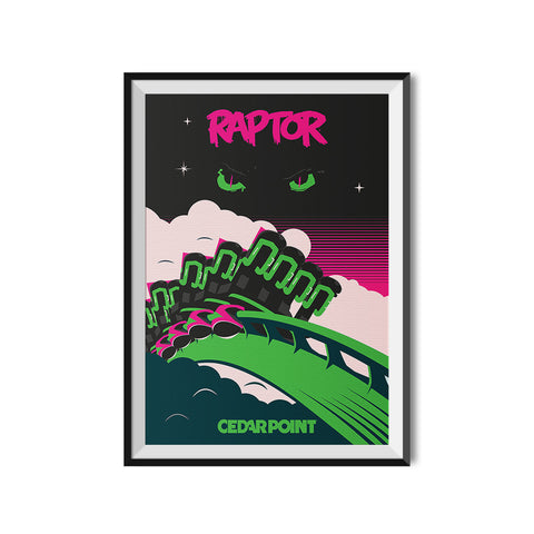 Made to Thrill x Cedar Point - Raptor Poster