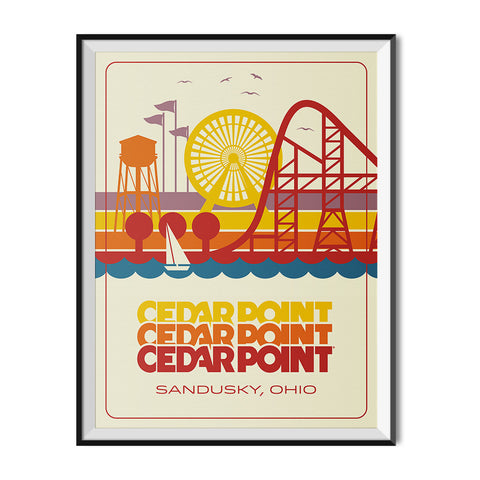 Made to Thrill x Cedar Point - Skyline Poster