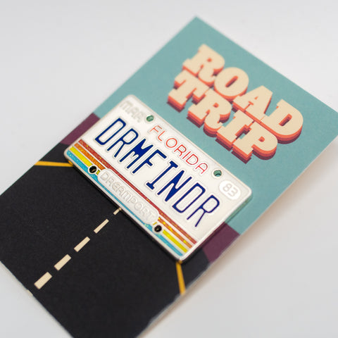 Dreamport License Plate Pin