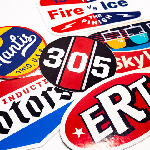 Fuel, Theme Park Inspired Sticker Pack | Detail