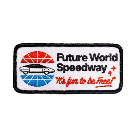 Future World Speedway Theme Park Attraction Patch
