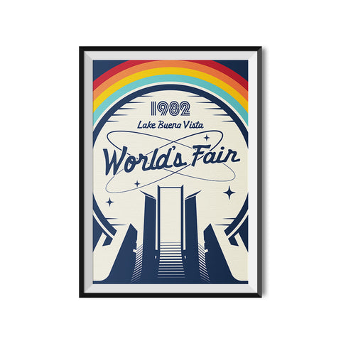 1982 Lake Buena Vista World's Fair Poster