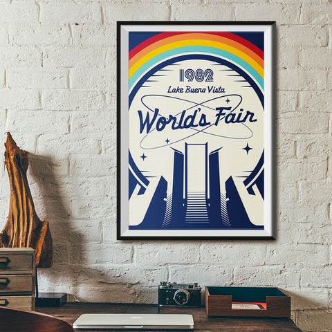 1982 Lake Buena Vista World's Fair Poster - Office