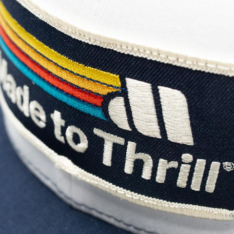 Made to Thrill Theme Park Trucker Hat | Detail