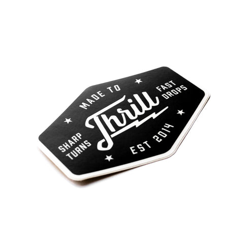 The Made to Thrill sticker celebrating Roller Coasters and Thrill Rides