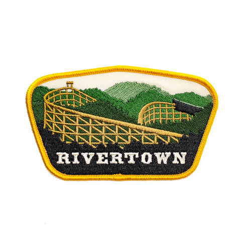 Rivertown Mason Ohio Roller Coaster Patch