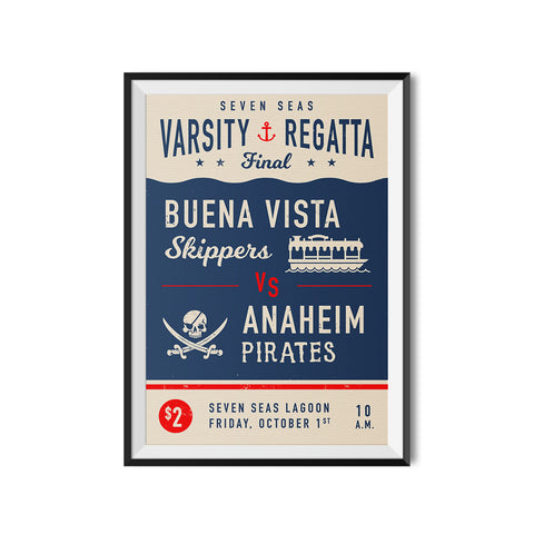 Seven Seas Varsity Regatta Poster