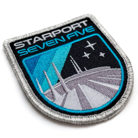 Retro Space Mountain Patch - Detail