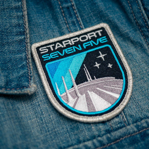 Retro Space Mountain Patch - Denim Jacket
