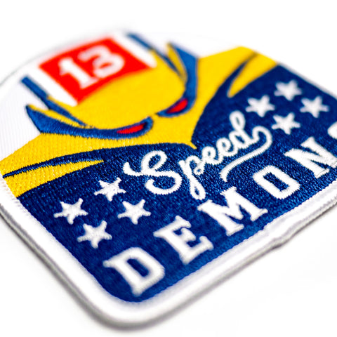 Speed Demons Roller Coaster Patch | Detail