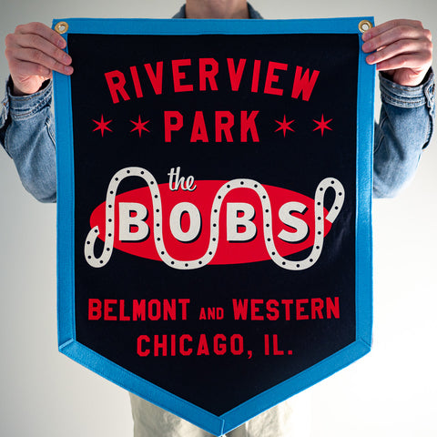 Riverview Park The Bobs Retro Banner | In hand